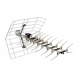 ТВ-Антенна наружная "АКТИВНАЯ" для аналогового и цифрового ТВ - DVB-T2 (модель RX-413-1) (пакет) Rexant 34-0413-1 - фото 122235