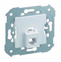 Simon 75 Мех Белый Мех Розетка телефонная RJ-12, 6 конт.,S82,82N,88 - фото 24030