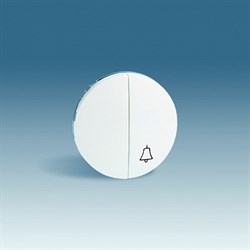 Simon 88 Коричневый Комплект накладок (2 шт) с пиктограммой &quot;звонок&quot;, для 2-х клав. Механизм - фото 24390