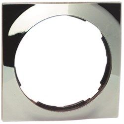 Simon 88 Хром Рамка 3-ая квадратная - фото 25034