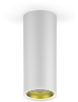 Gauss Белый/Золото Светильник LED накладной 12W 3000K 79x200мм 1/30 HD012 - фото 34238