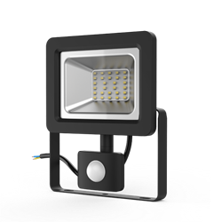 Gauss Прожектор Elementary-S 30W 2100lm 6500К 175-265V IP65 черный с датчиком движения LED 628511330 - фото 34455