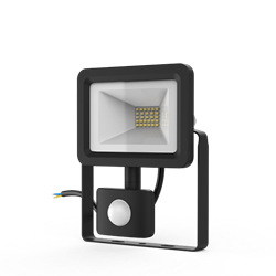 Gauss Прожектор Elementary-S 20W 1300lm 6500К 175-265V IP65 черный с датчиком движения LED 628511320 - фото 34456