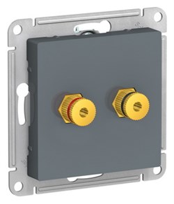 Systeme Electric AtlasDesign грифель Аудиорозетка двухместная ATN000787 - фото 45343