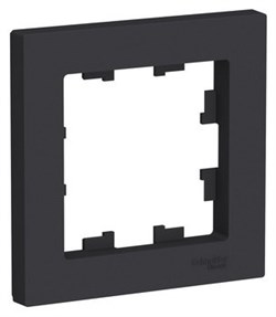 Systeme Electric AtlasDesign карбон рамка 1-ая ATN001001 - фото 45657