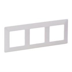 Legrand Valena Life белая рамка 3-ая 754003 - фото 46041