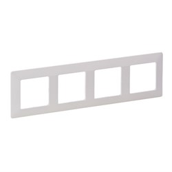Legrand Valena Life белая рамка 4-ая 754004 - фото 46043