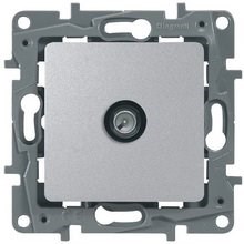 Legrand Etika алюминий розетка TV Звезда 672451 - фото 61778