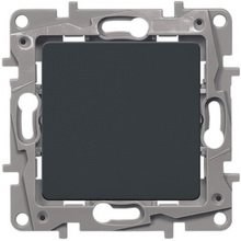 Legrand Etika антрацит Кнопка автоматическая 6А 672614 - фото 61806