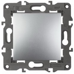 Проходной 1-клав алюминий ЭРА Элеганс 14-1103-03 - фото 62066