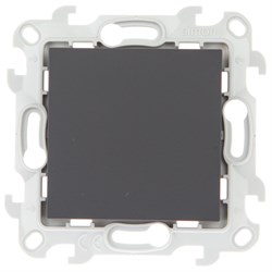 Simon 24 Графит Заглушка 2400800-038 - фото 62635