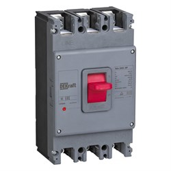 Dekraft Силовой автоматический выключатель 3P 250А 35кА ВА-305 22759DEK - фото 65124