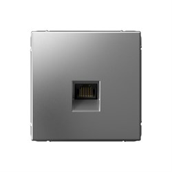 ArtGallery Сталь Розетка компьютерная RJ45, кат. 6A, механизм GAL000986 - фото 68944