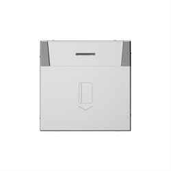 Systeme Electric ArtGallery Сталь Выключатель карточный 10А, без задержки времени, быстр.клемм. GAL000914S - фото 68962