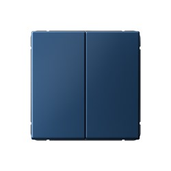 Systeme Electric ArtGallery Аквамарин Выключатель 2-клавишный кнопочный, 10АХ, механизм, быстрозажим. клем. GAL001117S - фото 69099