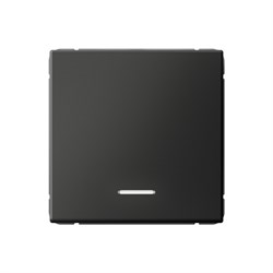Systeme Electric ArtGallery Базальт Выключатель 1-клавишный с подсветкой, 10АХ, механизм, быстрозажим. клем. GAL001413S - фото 69197