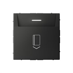 Systeme Electric ArtGallery Базальт Выключатель карточный 10А, без задержки времени, быстр.клемм. GAL001414S - фото 69269