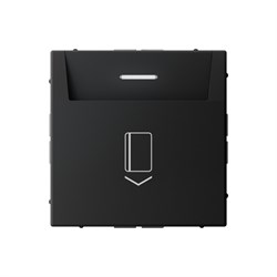 Systeme Electric ArtGallery Карбон Выключатель карточный 10А, без задержки времени, быстр.клемм. GAL001014S - фото 69276