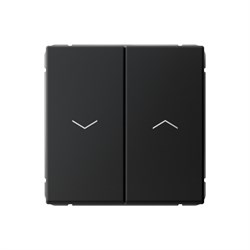 Systeme Electric ArtGallery Карбон Выключатель 2-клавишный для жалюзи, 2х сх.4, 10А, механизм, быстрозажим. клем. GAL001019S - фото 69285