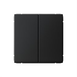 Systeme Electric ArtGallery Карбон Выключатель 2-клавишный, 10АХ, механизм, быстрозажим. клем. GAL001051S - фото 69286