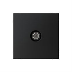 ArtGallery Карбон TV Розетка проходная 4DB, механизм GAL001092 - фото 69317