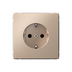 Systeme Electric ArtGallery Песочный Розетка с заземлением со шторками, 16А, механизм, быстрозажим. клем. GAL001245S - фото 69378