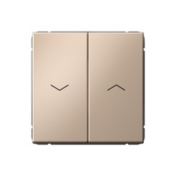 Systeme Electric ArtGallery Песочный Выключатель 2-клавишный для жалюзи, 2х сх.4, 10А, механизм, быстрозажим. клем. GAL001219S - фото 69384