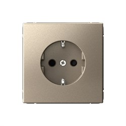 Systeme Electric ArtGallery Шампань Розетка с заземлением со шторками, 16А, механизм, быстрозажим. клем. GAL000545S - фото 69473