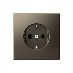 Systeme Electric ArtGallery Мокко Розетка с заземлением, 16А, механизм, быстрозажим. клем. GAL000643S - фото 69555