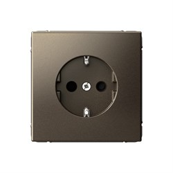 Systeme Electric ArtGallery Мокко Розетка с заземлением со шторками, 16А, механизм, быстрозажим. клем. GAL000645S - фото 69560