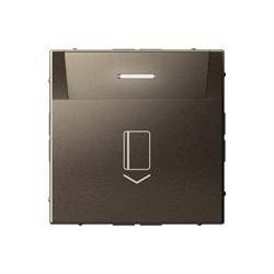 Systeme Electric ArtGallery Мокко Выключатель карточный 10А, без задержки времени, быстр.клемм. GAL000614S - фото 69577