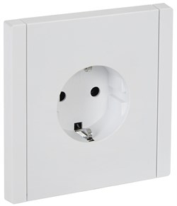 FORTE&PIANO Роз. с з/к без з/ш б/к 16А FP214 бел. IEK FP-R11-16-1-K01 - фото 69641