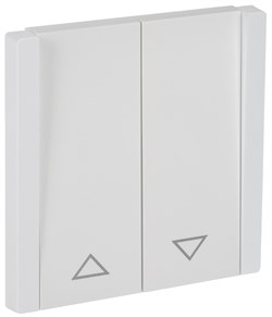 IEK FORTE&PIANO Белый Выключатель жалюзи 10А FP211 FP-V15-0-10-1-K01 - фото 69664