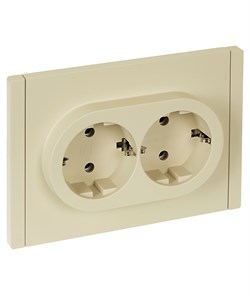 FORTE&PIANO Роз. 2-я с з/к без з/ш б/к 16А FP424 ван. IEK FP-R21-16-1-K10 - фото 69691