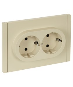 FORTE&PIANO Роз. 2-я с з/к з/ш б/к 16А FP423 ван. IEK FP-R24-16-1-K10 - фото 69692