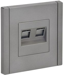 FORTE&PIANO Роз. комп. 2-ая RJ45 кат.6 FP534 ст. IEK FP-K20-2-K46 - фото 69728