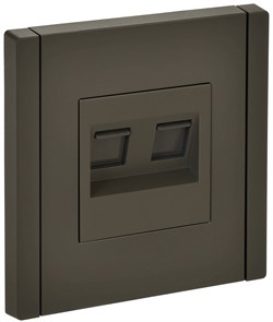 FORTE&PIANO Роз. комп. 2-ая RJ45 кат.5E FP333 сер. IEK FP-K20-1-K03 - фото 69788