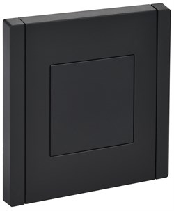 IEK FORTE&PIANO Черный Заглушка с суппортом FP141 FP-PL10-K02 - фото 69825