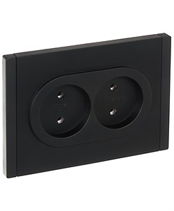 FORTE&PIANO Роз. 2-я без з/к з/ш б/к 10А FP126 чер. IEK FP-R20-10-1-K02 - фото 69831