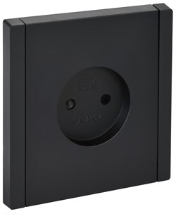 FORTE&PIANO Роз. без з/к с з/ш в/к 10А FP117 чер. IEK FP-R13-10-K02 - фото 69849