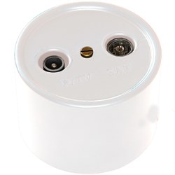 Bironi Лизетта пластик белый розетка ТV/FM B1-305-21 - фото 69875