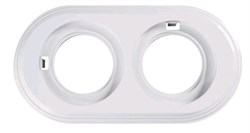 Bironi Лизетта пластик белый рамка 2-ая BF1-620-21 - фото 69891