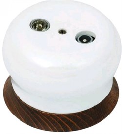 Bironi Фаберже керамика перламутр розетка TV/R-SAT оконечная B2-305-010/18 - фото 69924