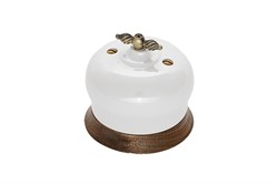 Bironi Фаберже керамика перламутр выключатель 2-клавишный B2-202-010/18 - фото 69926