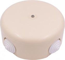 BIRONI Лизетта Пластик Песочное золото Распределительная коробка 110*35мм (4 кабельных ввода в комплекте) B1-522-24-K - фото 69941