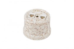 Bironi Лизетта керамика мрамор розетка 2-ая RJ45 B1-302-09 - фото 70037