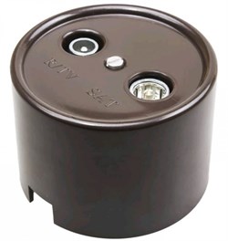 Bironi Лизетта пластик коричневый розетка ТV/FM B1-305-22 - фото 70074