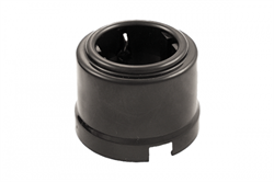 Bironi Лизетта керамика чёрный розетка с заземлением B1-101-03 - фото 70129