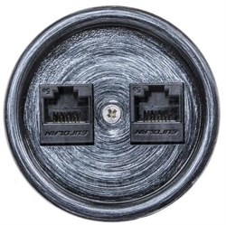 Bironi Лизетта пластик серебряный век розетка 2-ая RJ45 B1-302-11 - фото 70169