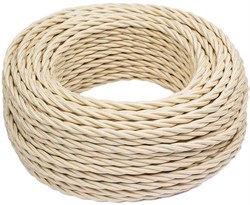 Bironi песочное золото матовый витой провод 3*0,75 10м B1-432-719-10 - фото 70230